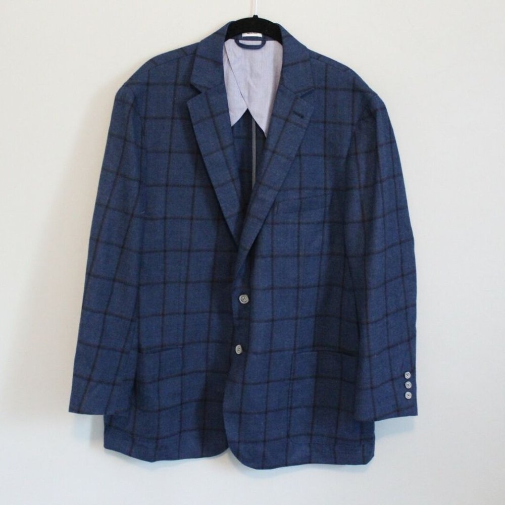 Peter Millar Plaid Soft Wool Blazer H11183 - Picture 5 of 10